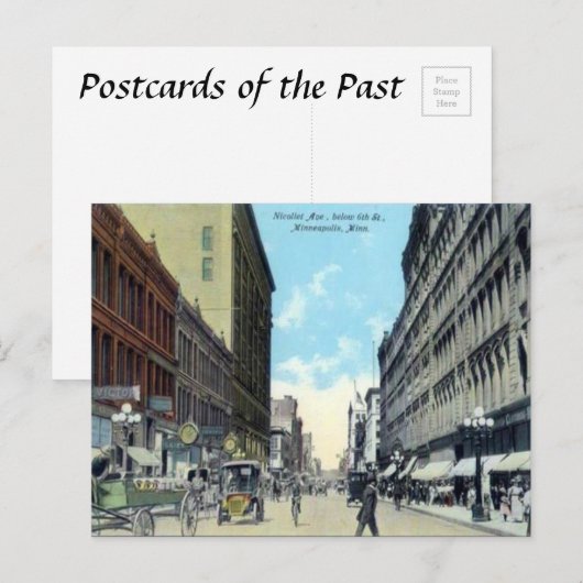 Oud Briefkaart - Minneapolis, Minnesota, VS (Voorkant / Achterkant)