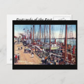 Oud Briefkaart - Mobiel, Alabama (Voorkant / Achterkant)