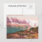 Oud Briefkaart - Mont Blanc, Frankrijk (Voorkant / Achterkant)