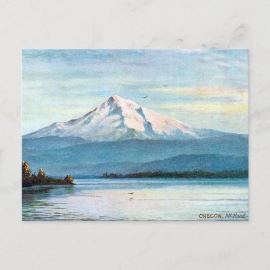 Oud Briefkaart - montagehood, Oregon (Voorkant)