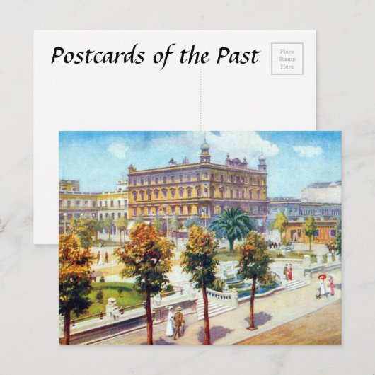 Oud Briefkaart - Montevideo, Uruguay (Voorkant / Achterkant)