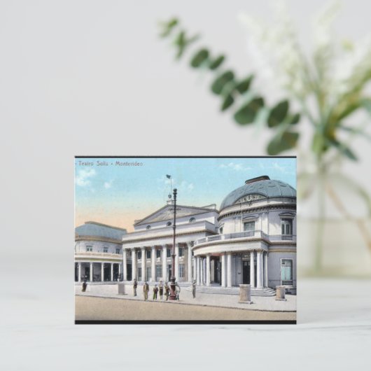 Oud Briefkaart - Montevideo, Uruguay (Staand voorkant)