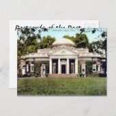 Oud Briefkaart - Monticello, Virginia, Verenigde S (Voorkant / Achterkant)