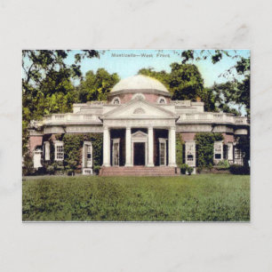 Oud Briefkaart - Monticello, Virginia, Verenigde S