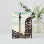 Oud Briefkaart - Monument, City of London (Staand voorkant)