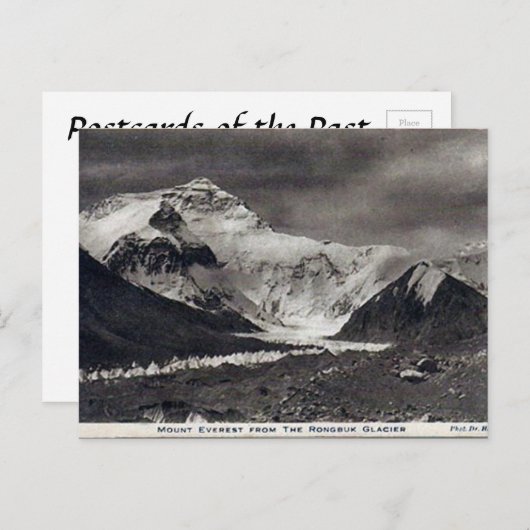 Oud Briefkaart - Mount Everest (Voorkant / Achterkant)