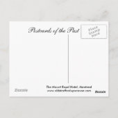 Oud Briefkaart, Mount Royal Hotel, Montreal Briefkaart (Achterkant)