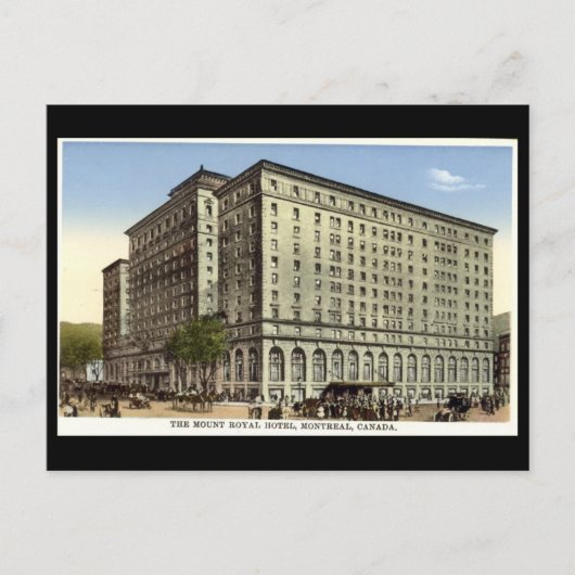 Oud Briefkaart, Mount Royal Hotel, Montreal Briefkaart (Voorkant)