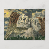 Oud Briefkaart - Mount Rushmore, S Dakota (Voorkant)