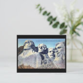 Oud Briefkaart - Mount Rushmore, South Dakota (Staand voorkant)