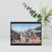 Oud Briefkaart - Mumbai, Straat Pydownie (Staand voorkant)