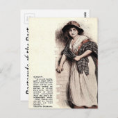 Oud Briefkaart - Nancy van Oliver Twist (Voorkant / Achterkant)