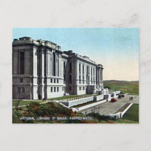 Oud Briefkaart - National Library of Wales, Aberys