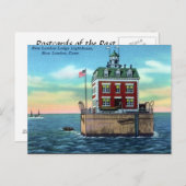 Oud Briefkaart - New Londen, Connecticut (Voorkant / Achterkant)