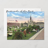 Oud Briefkaart - New Orleans, Louisiana (Voorkant / Achterkant)