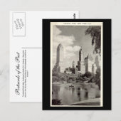 Oud Briefkaart - New York City, Central Park (Voorkant / Achterkant)