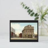 Oud Briefkaart, New York City, Cooper Square Briefkaart (Staand voorkant)