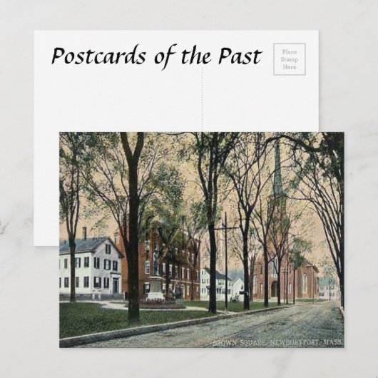 Oud Briefkaart - Newburyport, Massachusetts (Voorkant / Achterkant)