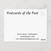 Oud Briefkaart - Newburyport, Massachusetts (Achterkant)