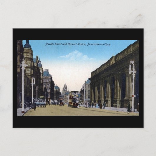 Oud Briefkaart - Newcastle-on-Tyne (Voorkant)