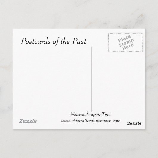 Oud Briefkaart - Newcastle-upon-Tyne (Achterkant)