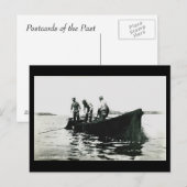 Oud Briefkaart - Newfoundland, kabeljauw Gevist (Voorkant / Achterkant)