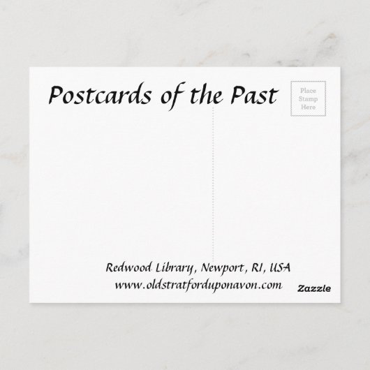 Oud Briefkaart - Newport, Rhode Island, Verenigde (Achterkant)