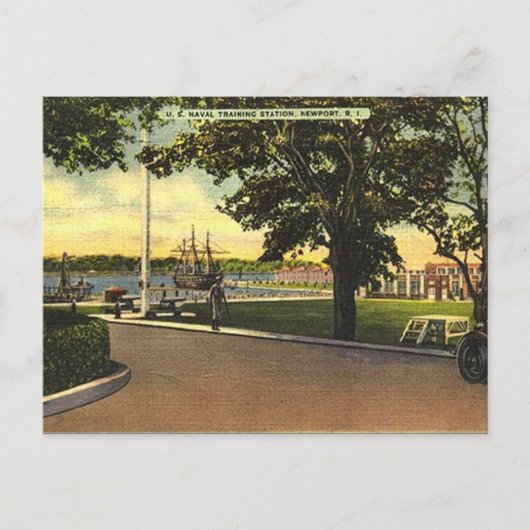 Oud Briefkaart - Newport, Rhode Island, Verenigde  (Voorkant)