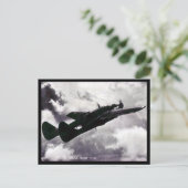 Oud Briefkaart - Northrop P-61 zwarte weduwe (Staand voorkant)