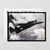 Oud Briefkaart - Northrop P-61 zwarte weduwe (Voorkant / Achterkant)