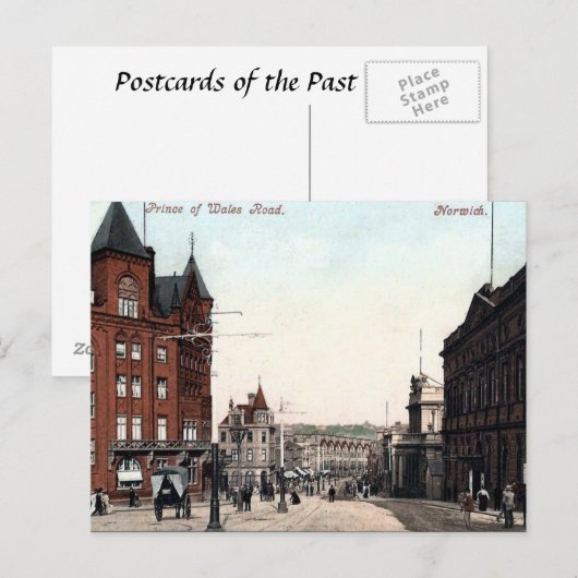 Oud Briefkaart - Norwich, Norfolk (Voorkant / Achterkant)