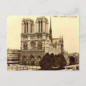 Oud Briefkaart - Notre Dame, Parijs (Voorkant)