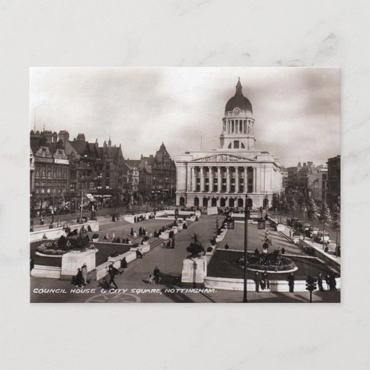 Oud Briefkaart - Nottingham (Voorkant)