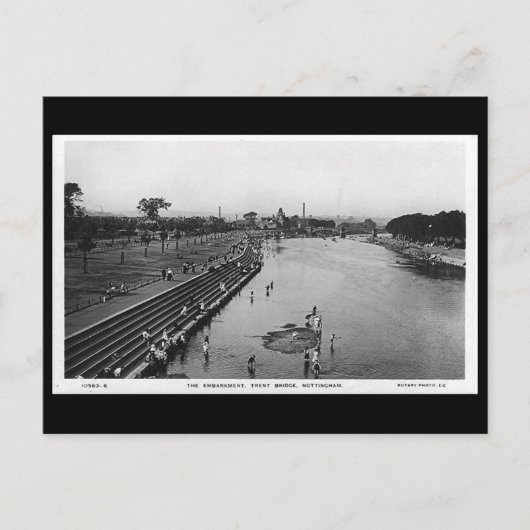 Oud Briefkaart - Nottingham, Trent Bridge (Voorkant)