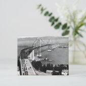 Oud Briefkaart - Oakland Bay Bridge (Staand voorkant)