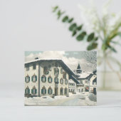 Oud Briefkaart - Oberammergau, Beieren, Duitsland (Staand voorkant)