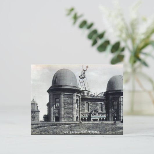 Oud Briefkaart - observatorium Bidston, Birkenhead (Staand voorkant)