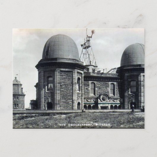 Oud Briefkaart - observatorium Bidston, Birkenhead (Voorkant)