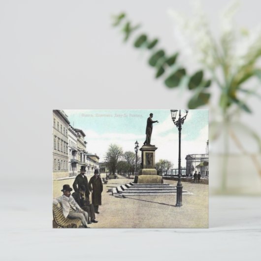 Oud Briefkaart - Odessa, Oekraïne (Staand voorkant)