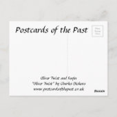 Oud Briefkaart - Oliver Twist en Fagin (Achterkant)