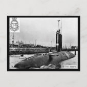 Oud Briefkaart - onderzeeër HM "WarOndanks" (Voorkant)
