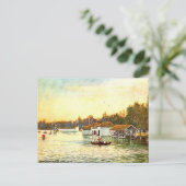 Oud Briefkaart - Oost-meer, Birmingham, Alabama (Staand voorkant)