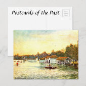 Oud Briefkaart - Oost-meer, Birmingham, Alabama (Voorkant / Achterkant)