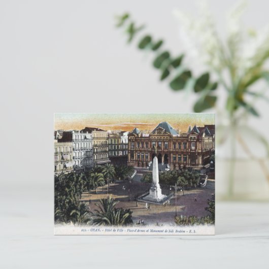 Oud Briefkaart - Oran, Algerije (Staand voorkant)