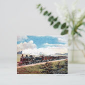 Oud Briefkaart - Ostend - Brussels Express Train (Staand voorkant)