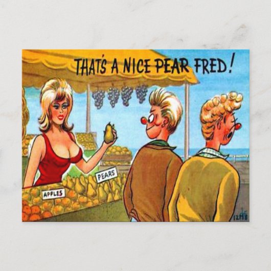 Oud Briefkaart - oud Comic Briefkaart (Voorkant)