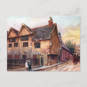 Oud Briefkaart - Oud stadhuis, leicester