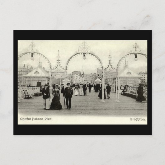 Oud Briefkaart - Palace Pier, Brighton (Voorkant)