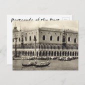 Oud Briefkaart - Palazzo Ducale, Venezia (Voorkant / Achterkant)