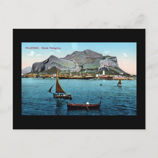 Oud Briefkaart - Palermo, Sicilië (Voorkant)